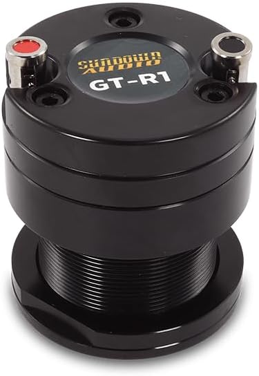 Sundown Audio GT-1R Bullet Tweeter - 100W RMS, 4-Ohm - High-Efficiency Car Audio Compression Driver - 100dB Sensitivity, 4kHz-20kHz - Compact Design, Single Speaker (Each)