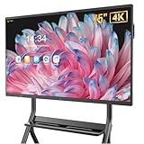 【Compagno perfetto per l'ufficio】Smartboard combina una lavagna digitale intelligente e un software per lavagna interattiva, una fotocamera da 12 MP integrata, 8 microfoni array e 2 altoparlanti da 20 W, ideali per videoconferenze, aule e apprendimento a casa.