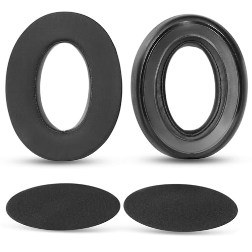 Repuesto Cooling Gel Earpads compatible con audífonos Sennheiser HD650, HD660 S, HD6XX, HD 660S2, HD600, HD58X, HD580, HD565, HD545, HD535 con espuma de memoria de alta densidad y tela de seda fría miniatura 5