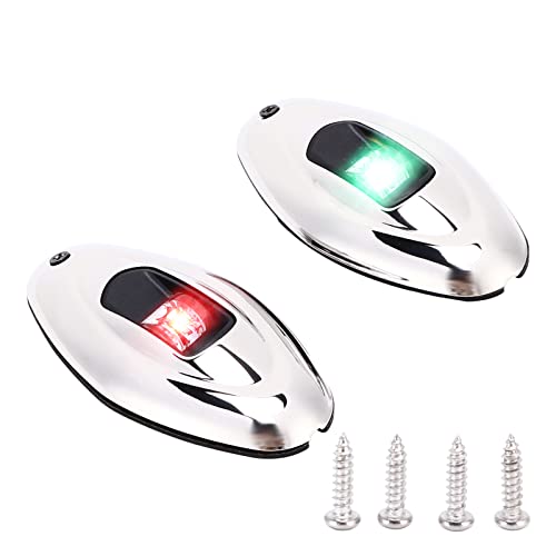 Ejoyous Marine Sailing Signal Lamp, 1 Nautical Mile Visibility Multifunctional Boat Navigation Light for Pontoon, Yacht, Skeeter