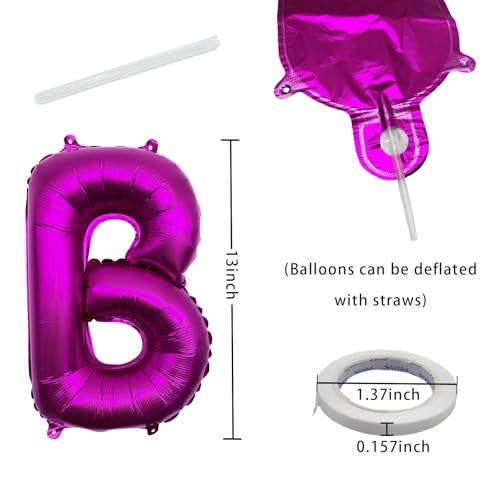 Image of Rainbow Happy Birthday Letters Balloon Banner Kit,Usable Mylar Decorations for All Genders - Men /Women Party Supplies, Vibrant Happy Birthday Sign