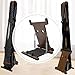Generic Guqin Stand Chinese Zither Holder Wood Sturdy Hydraulic Design Foldable Chinese Folk Instrument Bracket Display Beginner