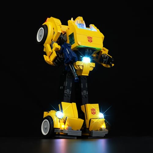 DALDED LED Light Kit for Lego Bumblebee, Compatible with Lego 10338, Lighting Your Toy for Bumblebee,- Without Model (Not Include Lego Set)