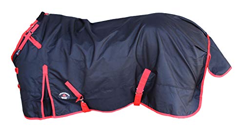 Image of Challenger 1200D Turnout Rain Horse Sheet Light Winter Blanket Black 308G