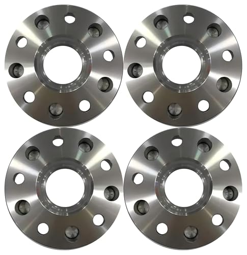Entretoise de roue 30mm en alliage d'aluminium argent pour élargissement de voie x4