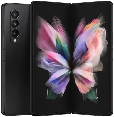 Samsung Galaxy Z Fold 3 5G US Version, 512GB, Phantom Black - Unlocked (Renewed)