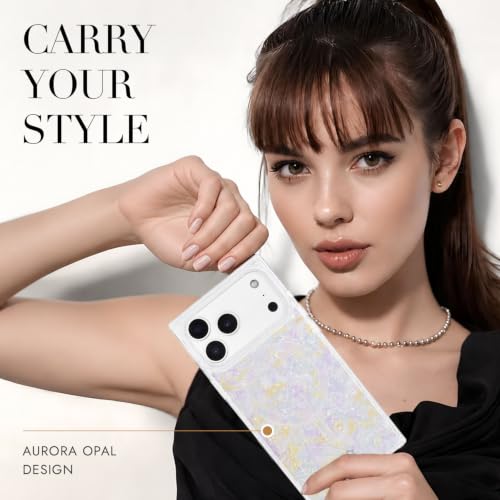 Image of COCOMII Rectangle for iPhone 18 Pro Max /17 Pro Max Case, Aurora Opal