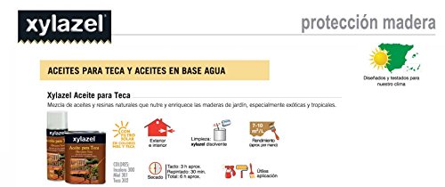 Huile teck XZ ACEITE TECA 4 L pour sublimer votre mobilier de jardin et votre terrasse en bois - 2