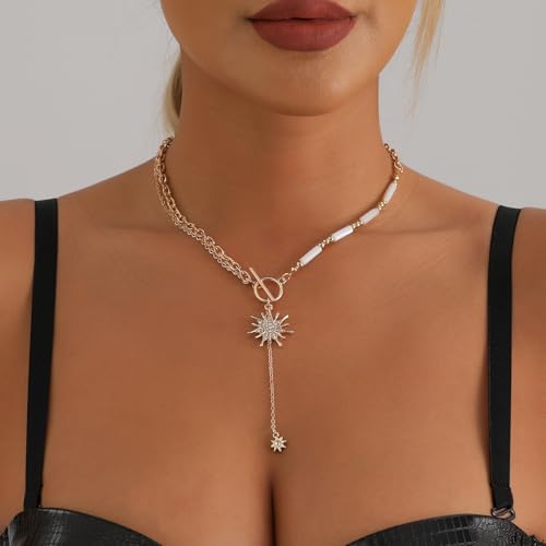 Image of 18k Gold Plated Vintage Dainty Pink Gemstone Bow Pendant Necklace Women Court Style Oval Cut Zircon Necklace