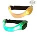 WisHome Silicone LED Running Gear Armband Wristbands Reflective Safety Band with Adjustable Velcro Strap LED Flashing Light Glow Band for Jogging Cycling Walking Pack of 2 (Green and Yellow)