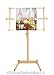 Needlework Floor-Standing Type Stand with Adjustable Frame Made of Organic Beech Wood Tapestry Cross Stitch Embroidery Frame Holder (15.7
