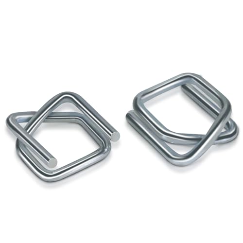 Heavy Duty Galvanized Wire Buckle for 3/4" Width Cord Strapping (Pack of 50)-Wire Buckles with Galvanized Coating