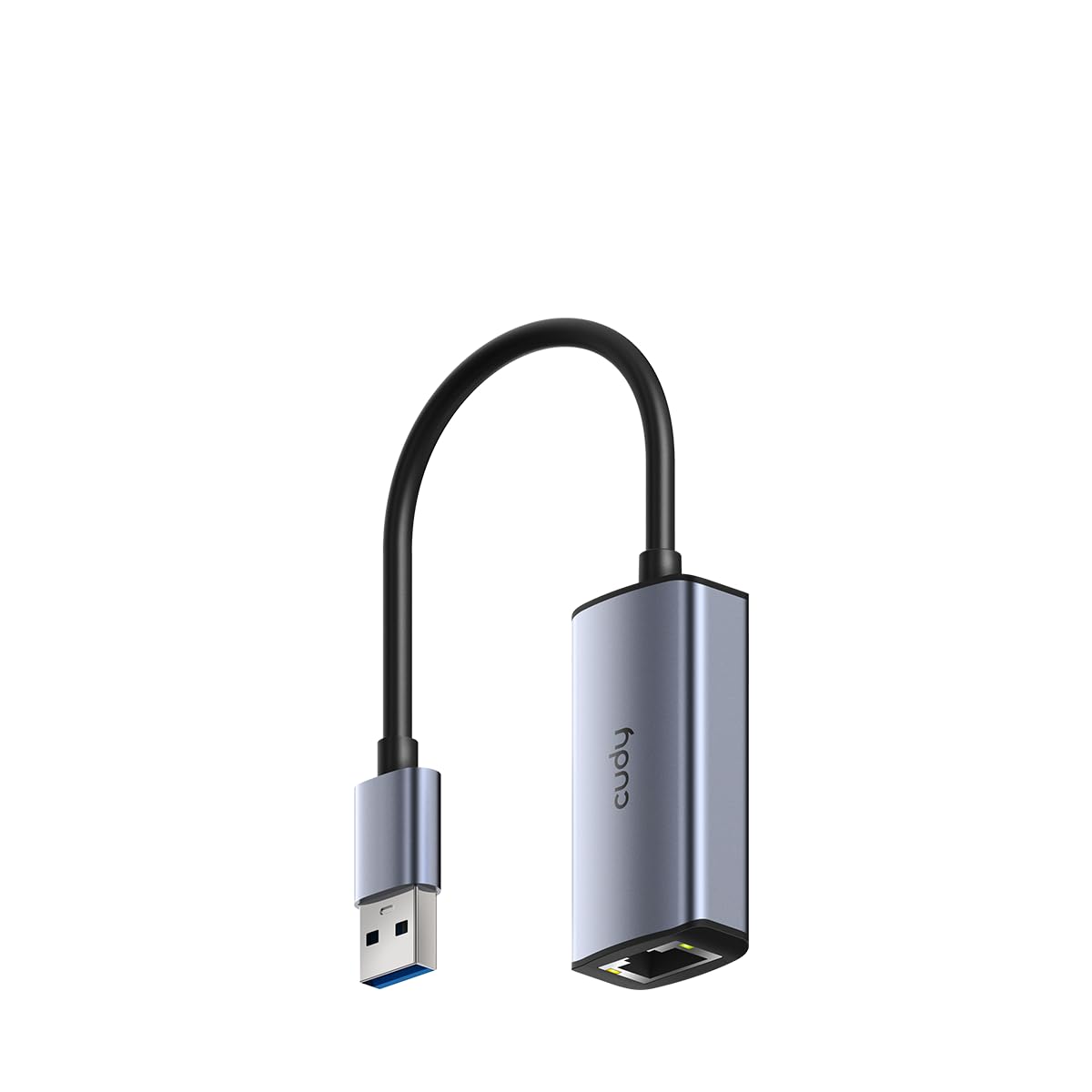 Cudy USB-A to 2.5 Gbps Ethernet Adapter, USB 3.0 Network Adapter, Aluminum RJ45 LAN Internet Adapter Driver Free, Compatible with Switch, MacBook,TV Box, XPS, Steam Dec, UE25A