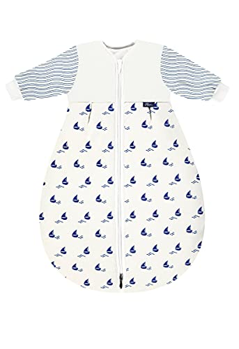 Alvi Schlafsack Mäxchen Thermo mit Arm | Babyschlafsack Außensack mit Arm...