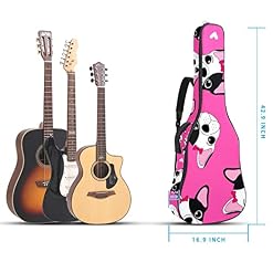 Housse imperméable pour guitare acoustique avec double bandoulière et poche Motif chats violets et cœurs, Multicolore 06… - Les Beatles, Paul McCartney, John Lennon, RIngo Starr, George Harrison Housse imperméable pour guitare acoustique avec double bandoulière et poche Motif chats violets et cœurs, Multicolore 06… – Image 5