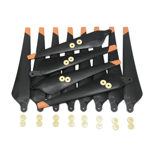 3820 CW CCW Folding Propeller for Agras T30 Carbon Fiber Plastic Mix Agricultural Plant Protection Drone Blades(T30 White)