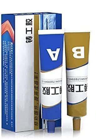 SWIPE N SEE Metal Joint Paste | Metal Repair Paste | Heat Resistant Cold Weld Glue | Iron Sealant | Glue for Repair Fuel Tanks, Plumbing, Concrete 100 Gram