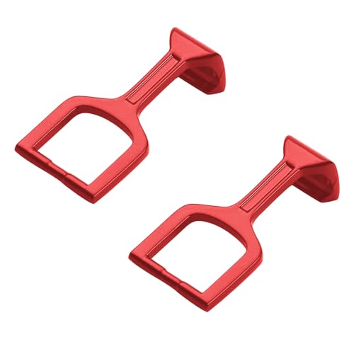 ThunderClap 2 ganchos de metal de repuesto para gafas de sol Oakley Jawbreaker, rosso, Taille unique