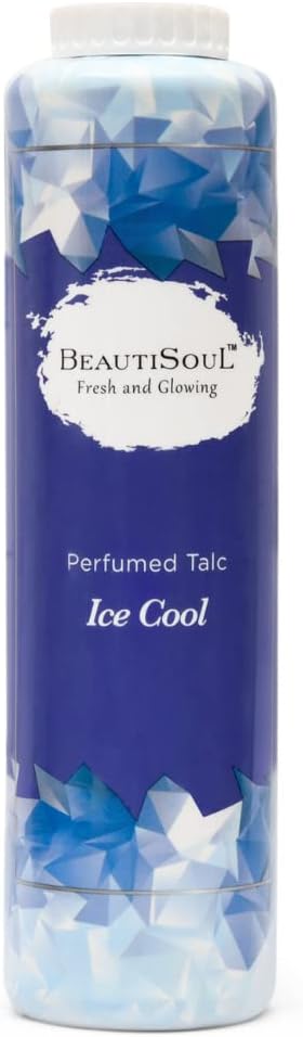 Ice Cool Perfumed Talc | Prickly Heat Cooling Powder | Cool Powder For Summer | Cooling Effect with Menthol, 100 g