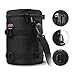 BPAULL Camera Lens Case DSLR Camera Lens Bag Fits for Canon Nikon Pentax Sony Olympus Panasonic and Other Camera Lens