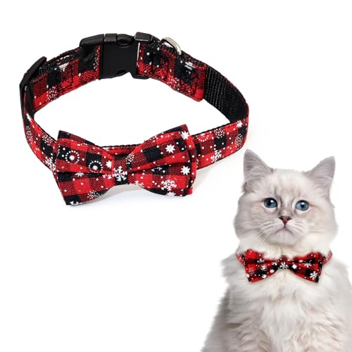 XIANGLONGY Collares para Perros, Collar Navidad Perro, Collar Perro Mediano De Navidad Ajustable, Adecuado para Gatos, Perros Y Otras Mascotas Pequeñas Y Medianas. (S)