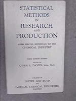 Statistical methods in research and production,: With special reference to the chemical industry 005002437X Book Cover
