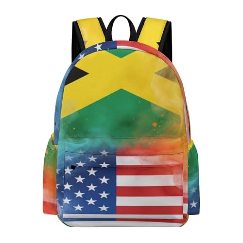 Sac à dos ordinateur portable style universitaire et drapeaux pour homme
