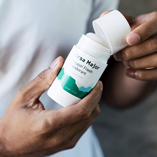 Ursa Major Natural Deodorant - Hoppin' Fresh | Aluminum-Free, Non-Staining, Cruelty-Free | Formulated For Men And Women | 2.6 Ounces | 2-Pack #TOP4