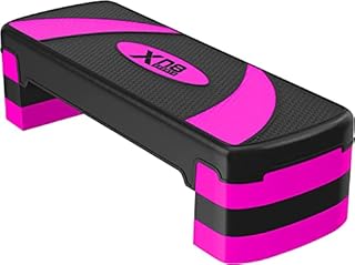 Xn8 Steppers for Exercise Workout 3 Height Adjustable 10cm 15cm 20cm Exercise Step Non-Slip Aerobic Fitness Cardio Home Gym Routines Training