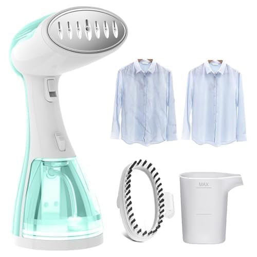 Image of Handheld Portable Garment Steamer for Clothes - 1350W Clothes Steamer Remove Wrinkles for All Fabrics, 15S Fast Heat-Up, Make Clothes Soft & Smooth