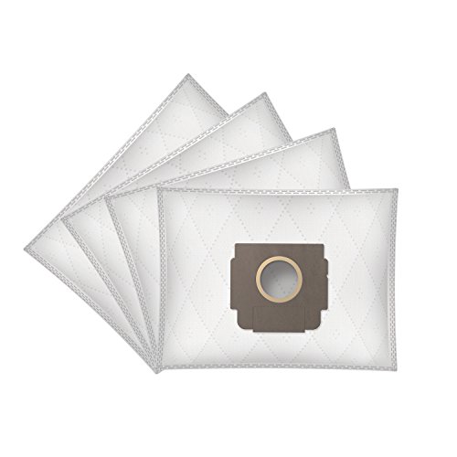 Wessper 12x Bolsa sintética para aspiradora para Moulinex Power Clean 1250 1350 1600 Power Class ACL2 CL2/51 TCLE 1300 CL4 Quelle 106.413 Clean 2000 Satrap Gamma 1350 Cover