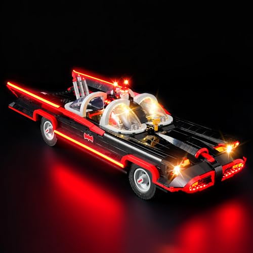 LIGHTAILING Juego de Luces para Lego-76328 Batman: The Classic TV Series Batmobile - Kit de iluminación LED Compatible con el Modelo de Bloques de construcción Lego - Modelo No Incluido