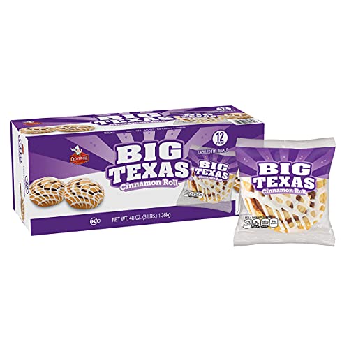Big Texas Cinnamon Roll 12 pack