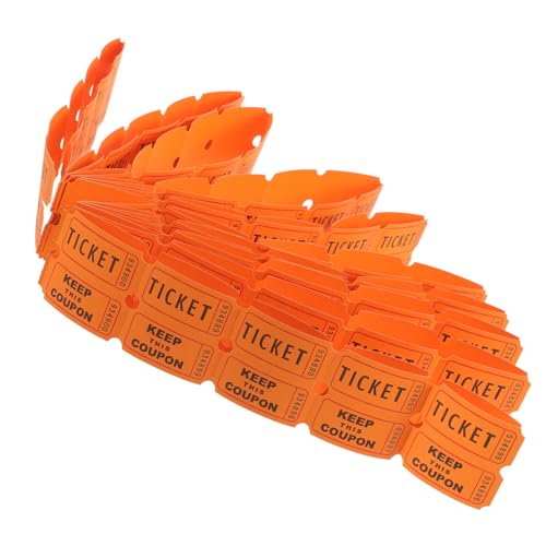 PRETYZOOM - PRETYZOOM 100pièces Lot de Billets De Jeu Étiquettes pour Événements Billets à Usage Multiple