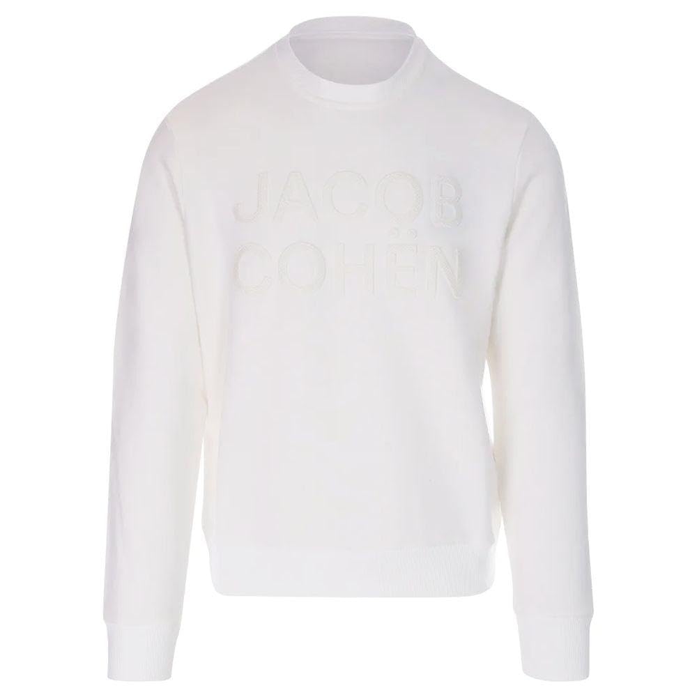 Pull en coton blanc homme Jacob Cohen la solution pour un look chic sans effort - 3