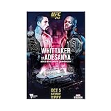 FKBALCZ Boxing-UFC 243 Poster auf Leinwand, Motiv: Robert 