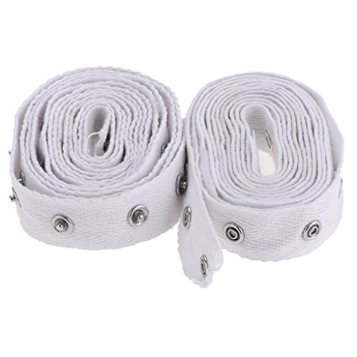Boutons pression blancs ruban de fixation 1,8 m accessoires couture