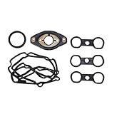 Ensun 11127552280 Camshaft Adjuster Eccentric Shaft Actuator Seal + 11127582245 Valve Cover Gasket for BMW N52