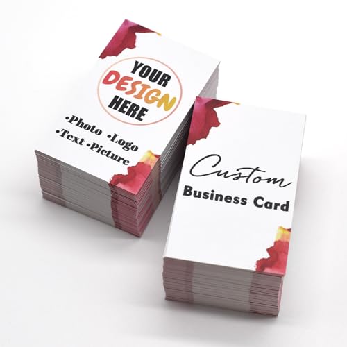 Custom Business Cards with Photo and Text