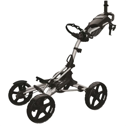 Clicgear Unisex Clicgear 8.0+ wózek golfowy, srebrny, jeden rozmiar UK