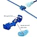 100PCS/(50 Pairs) red T Tap Conectores eléctricos- Terminal de cable aislado de...