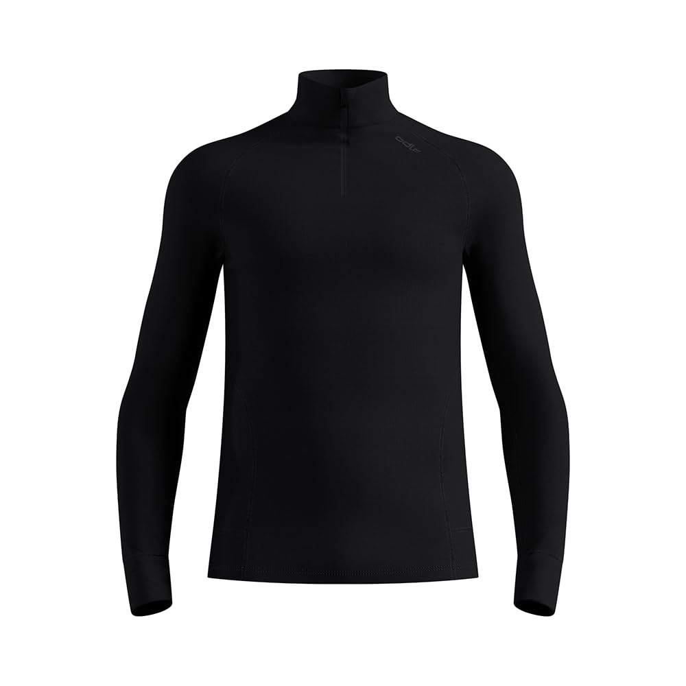 Odlo Active X-Warm sous-vêtements Thermiques à Manches Longues pour Homme avec 1/2 Fermeture éclair I sous-vêtements de Ski Chauds