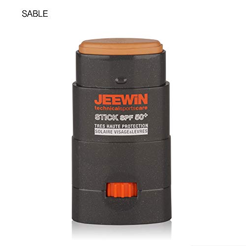 JEEWIN palillo de Protección Solar Rostro y Labios SPF 50 9g ARENA Arena Cover