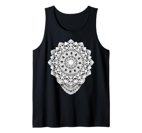Mandala Eye Sacred Geometry Dotwork Geometric Tattoo Tank Top