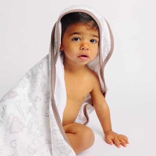 Image of Copper Pearl Premium Knit Hooded Bath Towel Gage