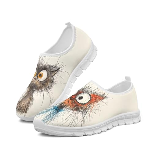 Image of Jeiento Cute Dog Women's Casual Slip On Shoes Loafers Sneakers for Women