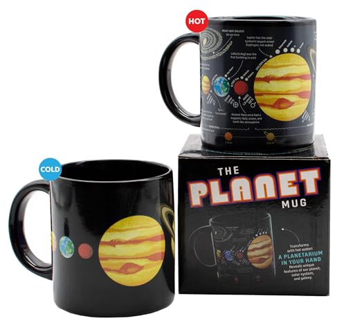 Taza de cerámica con sistema solar y cambio de color 12 oz miniatura 5