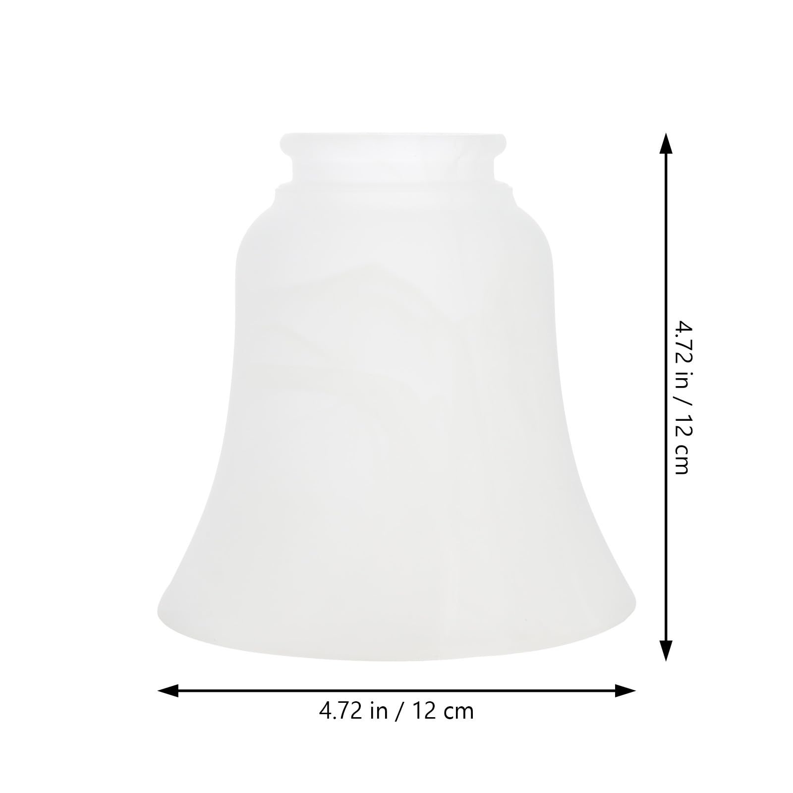 Pantallas de Lámpara de Cristal E27 para Lámpara de Techo Colgante, Diseño Creativo y Estructura Resistente, Pack de 2 Piezas para Decoración Moderna