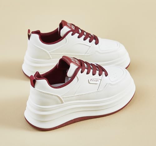 Women's Cute Breathable Platform Sneakers Y2K Comfort Lightweight Walking Shoes Casual Sport Work Campus3