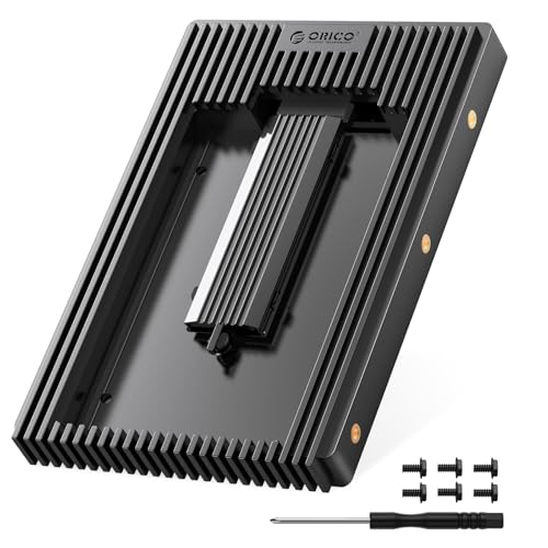 ORICO M.2 NGFF to 3.5 Inch SATA Adapter, 6Gbps SSD Adapter, Compatible with M.2 SATA SSD (2230/2242/2260/2280, B+M Key) [Not Support NVMe/PCIE,M Key ]